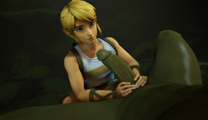 Blonder männlicher Avatar liegt zurückgelehnt in einem dunklen Innenraum.