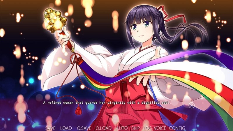 Anime-Fantasy-Werbeillustration mit zwei Schreinfiguren – Trap Shrine.